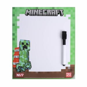 Дошка магнітна для записів, розмір 23х26 см, з маркером Minecraft 708504 Yes