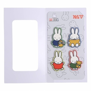 Стикеры-закладки пластиковые, 4 вида по 20 листов Miffy 170448 Yes