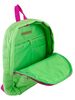 Рюкзак школьный ST-14 лайм Yes, плотная дышащая спинка, стеганый дизайн, регулируемые лямки