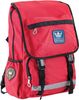 Рюкзак шкільний OX 228 червоний Yes, ущільнена дихаюча спинка, система кріплення лямок, світловідбиваючі елементи