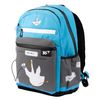 Рюкзак шкільний Гусь. Синій TS-95, щільна анатомічна спинка, світловідбиваючі елементи, система кріплення лямок