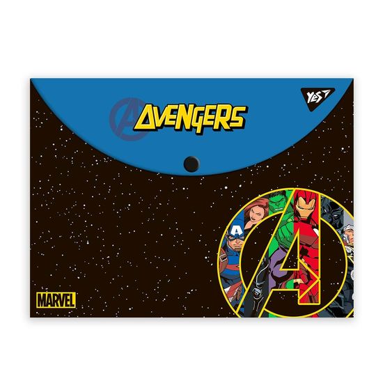Папка-конверт А4, на кнопке Marvel.Avengers 492018 Yes