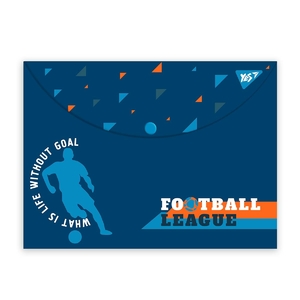 Папка-конверт А4, на кнопці Football 492027 Yes