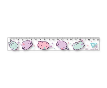 Линейка пластиковая, 20 см Pusheen 370622 Yes