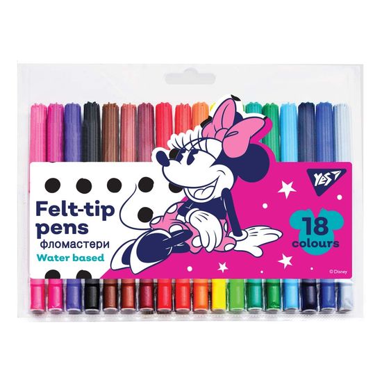 Фломастеры 18 цветов, на водной основе Minnie Mouse 650493 Yes Фломастеры 18 цветов, на водной основе Minnie Mouse 650493 Yes
