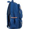 Рюкзак школьный, синий OX 292 Yes, дышащая спинка, светоотражающие элементы, съемный поперечный ремень