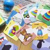 Набор карточек для детей от 2 лет Играшки, серия Угадай силуэт