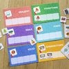 Набір карток для дітей від 2 років Вивчай форми, серія Логічні ігри