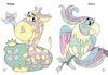 Водна розмальовка В5, 8 сторінок Дикі тварини, серія Веселі кольори
