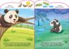 Книга с наклейками Панда серия Создай истории с наклейками