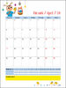 Детский календарь-планер на 2023 год, с наклейками Ранок