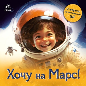 Хочу на Марс! Книга створена за допомогою штучного інтелекту, 24 сторінки, м'яка обкладинка Ранок
