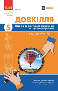 Окружающая среда 5 класс: Текущая и итоговая оценка по группам результатов Кот К.В. Ранок