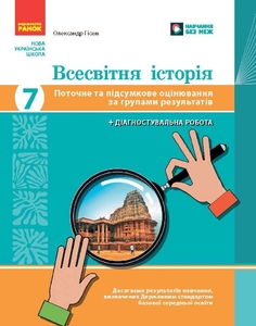 Всесвітня історія 7 клас: Поточне та підсумкове оцінювання за групами результатів Гісем О.В.
