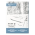 Папір для рисунку та креслення А4, 10 аркушів в папці, щільність 200 г/м2 4823098546313 ROSA Studio