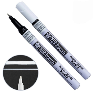 Маркер художественный белый Pen-Touch EXTRA FINE 084511362833 Sakura
