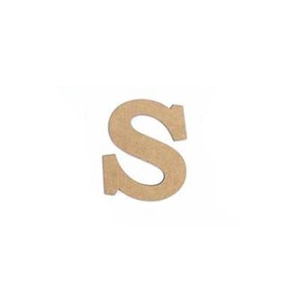 Набір дерев'яних заготовок, висота 3 см, МДФ, 10 шт Літера S 4820149898056 ROSA TALENT