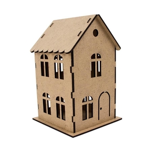 3D композиция для декорирования, размер 12,5х12,5х20 см, МДФ Домик 4823098502418 ROSA TALENT