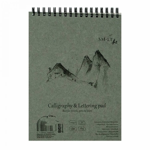 Альбом для каліграфії та леттерінгу А5, 50 аркушів, 100 г/м2 AUTHENTIC 4770644588641 SMILTAINIS