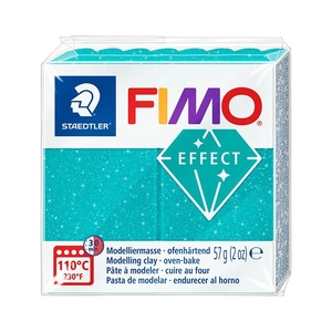 Пластика, колір бірюзова галактика, 57 г Fimo Effect 4007817096512 Staedtler