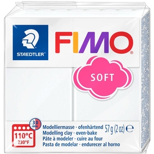 Пластика, колір білий, 57 г Fimo soft 4006608809393 Staedtler