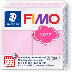 Пластика, колір рожевий пастельний, 57 г Fimo soft 4006608005504 Staedtler
