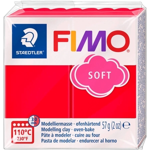 Пластика, колір індійський червоний, 57 г Fimo soft 4006608809492 Staedtler