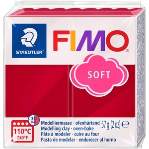 Пластика, колір вишневий, 57 г Fimo soft 4006608809515 Staedtler