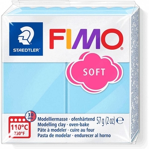 Пластика, цвет аквамариновый пастельный, 57 г Fimo soft 4006608812232 Staedtler