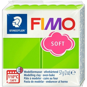 Пластика, колір зелене яблуко, 57 г Fimo soft 4006608809652 Staedtler