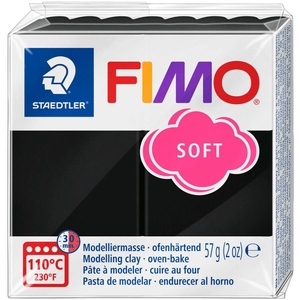 Пластика, колір чорний, 57 г Fimo soft 4006608809898 Staedtler