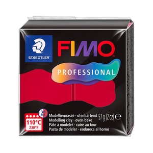 Пластика, колір карміновий, 57 г Fimo professional 4007817163443 Staedtler