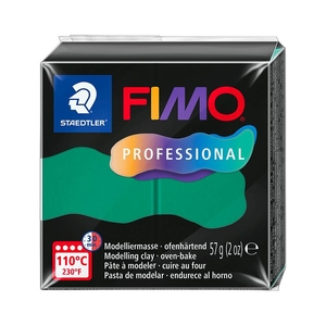 Пластика, цвет зеленый, 57 г Fimo professional 4007817163481 Staedtler