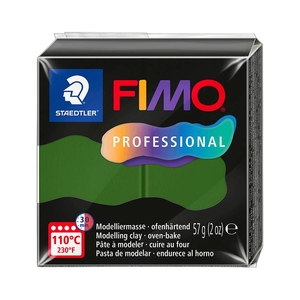 Пластика, колір зелений травяний, 57 г Fimo professional 4007817163597 Staedtler
