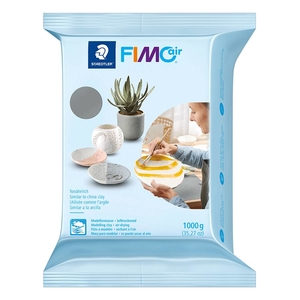 Пластика самозастигаюча, колір сірий, 1 кг Fimo Air 4007817089118 Staedtler
