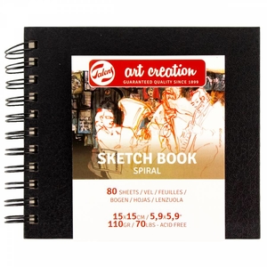 Скетчбук 15х15 см, 80 аркушів, білий папір, 110 г/м2 Talens Art Creation 8712079341671 Royal Talens