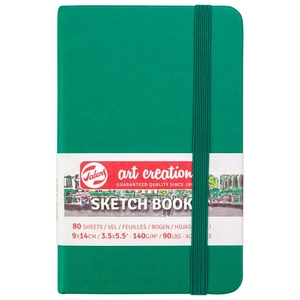 Скетчбук А6, 80 листов, кремовая бумага, 140 г/м2 Forest Green. Talens Art Creation 8712079467081 Royal Talens