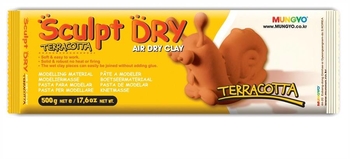 Маса для ліплення самозастигаюча теракотова, 500 г Sculpt Dry 8804819065432 MUNGYO