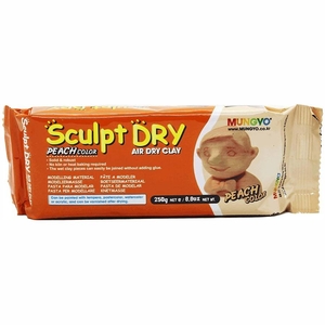 Маса для ліплення самозастигаюча персикова, 250 г Sculpt Dry 8804819065548 MUNGYO