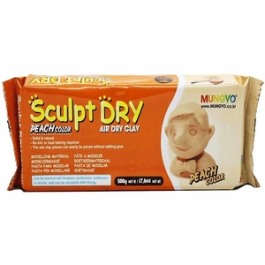 Масса для лепки самозастывающая персиковая, 500 г Sculpt Dry 8804819065517 MUNGYO