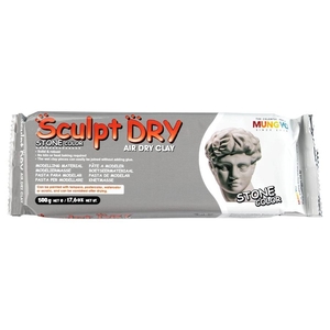 Маса для ліплення самозастигаюча сіра, 500 г Sculpt Dry 8804819065463 MUNGYO