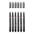 Набор линеров черных, 6 шт разной толщины письма PIGMA MICRON Black Edition 8712079514792 Sakura