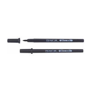 Лінер-пензлик чорний товстий PIGMA PEN Brush BB 084511399228 Sakura