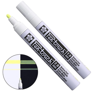 Маркер художній флуоресцентний жовтий Pen-Touch MEDIUM 084511322752 Sakura