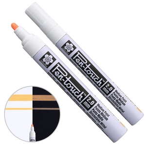 Маркер художественный флуоресцентный оранжевый Pen-Touch MEDIUM 084511322769 Sakura