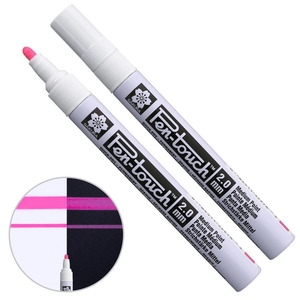 Маркер художній флуоресцентний рожевий Pen-Touch MEDIUM 084511322783 Sakura