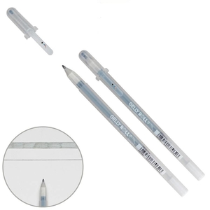 Ручка гелева срібна 0,5 мм STARDUST Gelly Roll 084511379626 Sakura