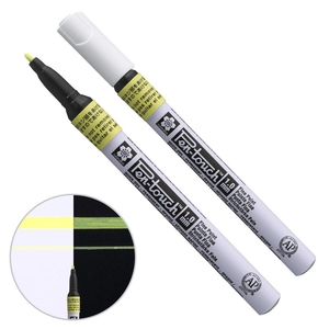 Маркер художній флуоресцентний жовтий Pen-Touch FINE 084511322707 Sakura