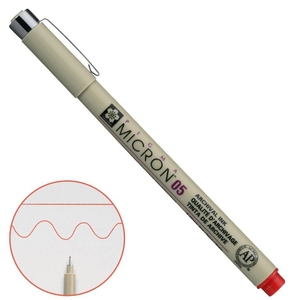 Лінер червоний 0,45 мм PIGMA MICRON 05 084511306417 Sakura