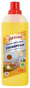 Средство для мытья полов, 1 л, с ароматом бергамота Универсал-2000 San Clean
